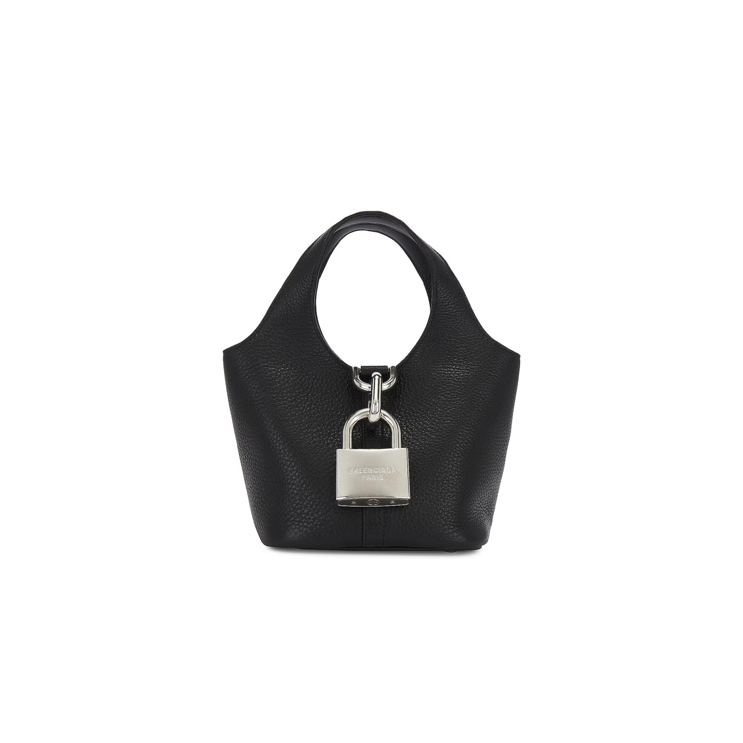 BALENCIAGA WOMEN'S LOCKER HOBO BAG MEDIUM 7716252AAWC1000 (24*23*9.9cm)